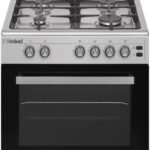 NOBEL GAS COOKER BLACK 60X60 CM 4 GAS BURNERS 6month warranty NOBEL-NGC6460