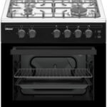 NOBEL GAS COOKER BLACK 60X55 6month warranty NOBEL-NGC7407BK