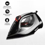 NOBEL STEAM IRON GRAY 300 ML CERAMIC SOLE PLATE WITH INDICATOR LIGHT 2000-2400W NOBEL-NSI30