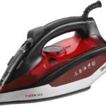 NOBEL STEAM IRON RED 2400W CERAMIC SOLE PLATE FLEXIBLE POWER CORD NOBEL-NSI27
