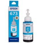 EPSON T6735: Light Cyan Ink Bottle (70 ml) for L800 Printer