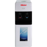 NOBEL FREE STANDING WATER DISPENSER WHITE 2 TAPS HOT AND COOL TOP LOAD CABINET R134A NOBEL-NWD1602