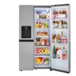 27 cu. ft. Side-by-Side Refrigerator with Smooth Touch Ice Dispenser
