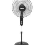 NOBEL-NF150 NOBEL STAND FAN BLACK "16"" STAND FAN" 1200RPM 3 SPEED 5 BLADES REMO