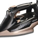 NOBEL-NSI35 NOBEL STEAM IRON BLACK 320 ML CERAMIC SOLE PLATE WITH INDICATOR LIGHT