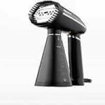 NOBEL FABRIC STEAMER BLACK 350 ML 1600W STAINLESS STEEL SOLE PLATE HANDGRIP SWIVEL AUTO SHUTOFF