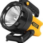 Rechargeable 3W LED Work Light Torch Large Super Bright 80 Meter Beam Power Spotlight Hand Lamp