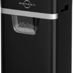 BONSEN 12-Sheet Paper Shredder for Home Office, Heavy Duty Shredders with 20 Mins Running Time, 5.3 Gal Pullout Bin, Cross Cut Shredder for CD/Credit Card/Staple, P-4 Security Level, Anti-Jam System