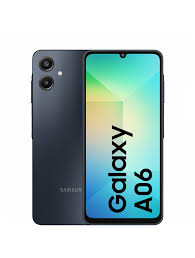 SAMSUNG Galaxy A06 4G LTE (64GB + 4GB) Latin Version SM-A065M/DS Factory Unlocked 6.7" Dual Sim 50MP Dual Cam (Case Bundle) - (Black)