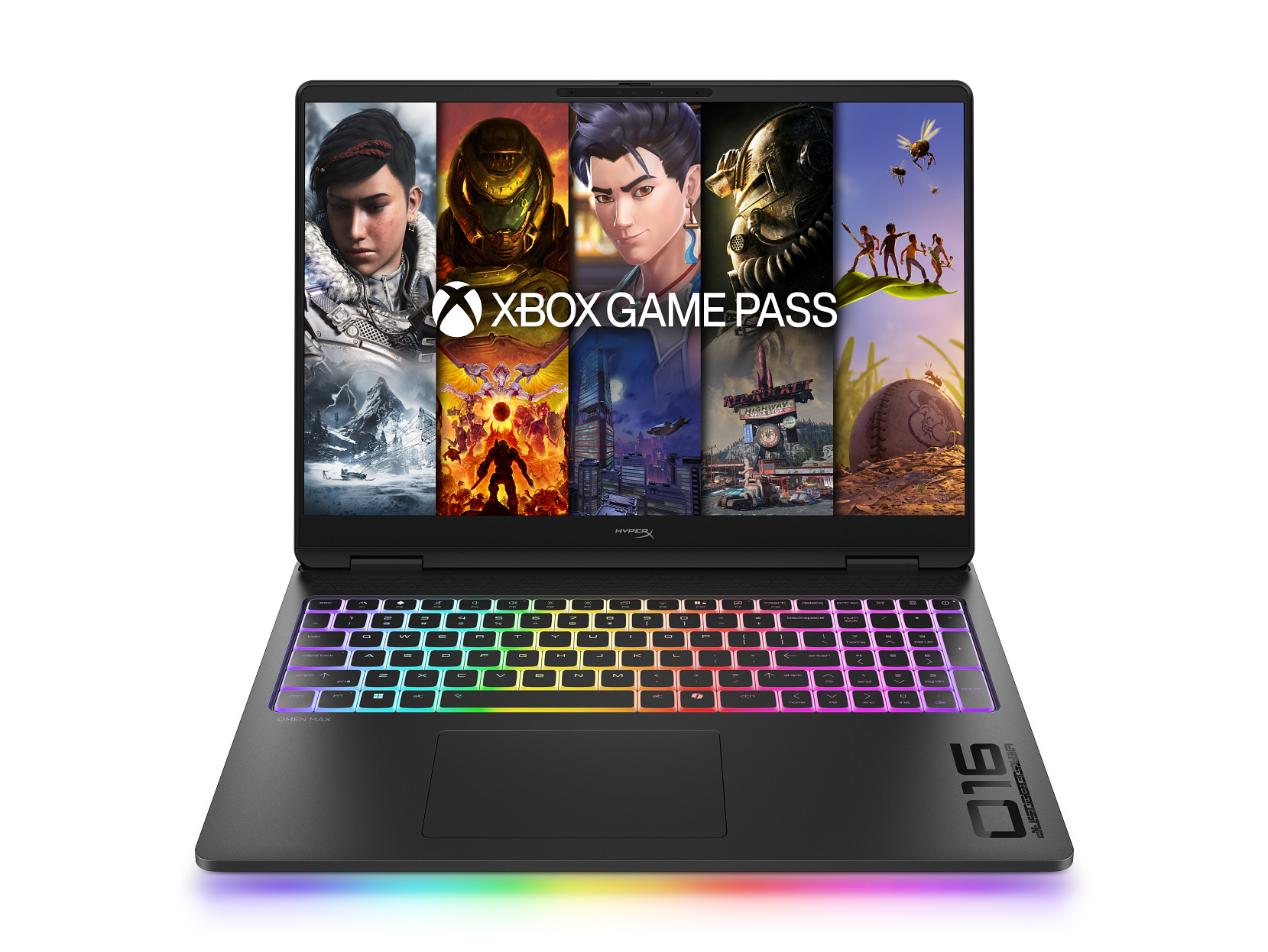 HX OMEN_16_Intel_ShadBlack_LightBar_OLED_IRcam_Win11_CoreSet_Front_5829701